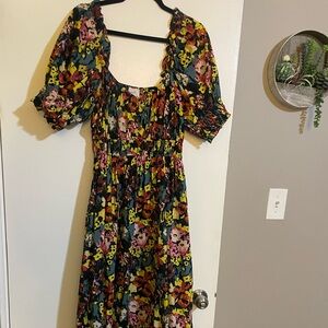 Cleobella Vibrant Floral Maxi Dress